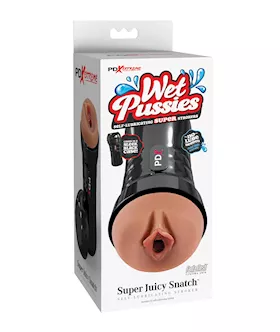 PDX Extreme Wet Pussies Super Juicy Snatch Stroker  Brown