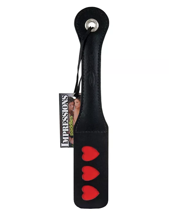 Sportsheets 12" Leather Heart Impression Paddle