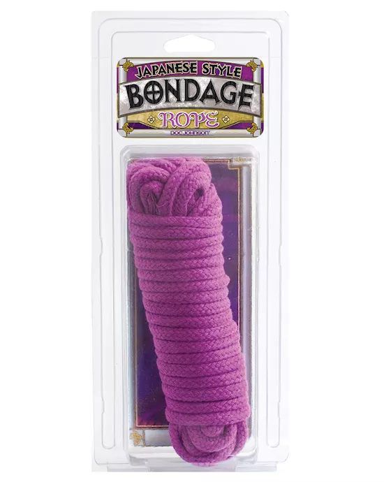 Japanese Style Bondage Cotton Rope - Purple