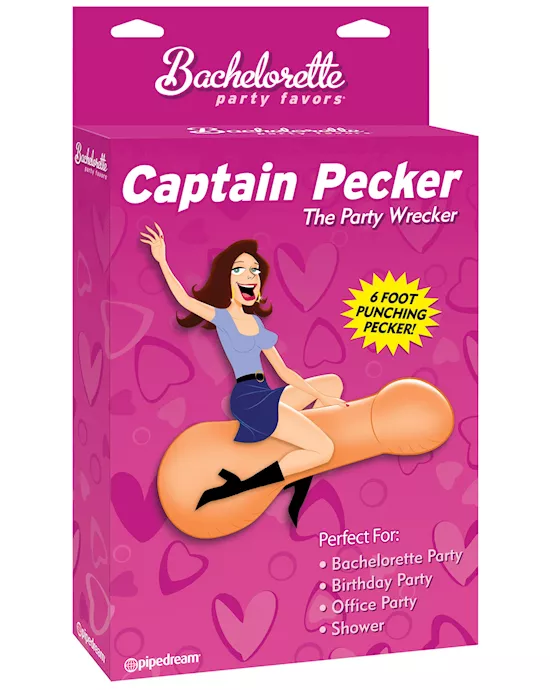 Bachelorette Party Favors Captain Pecker Inflatable