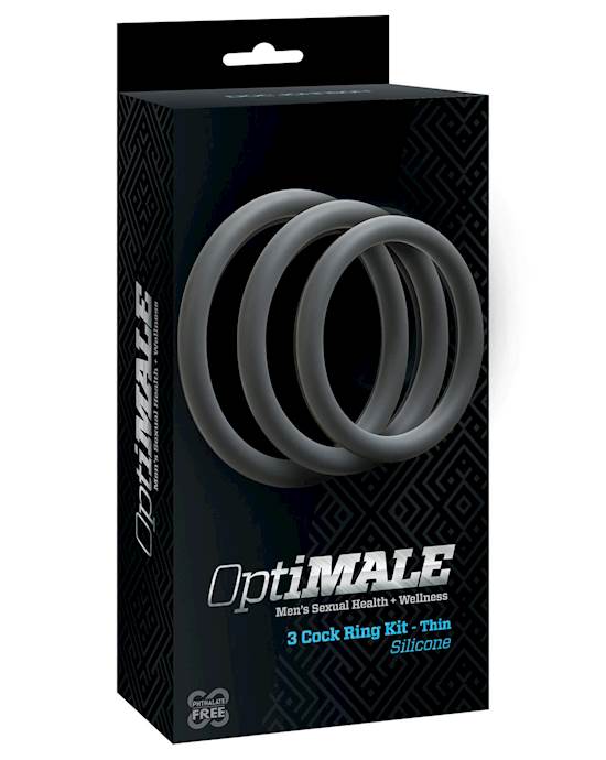 OptiMale C Ring Kit Thin  Slate