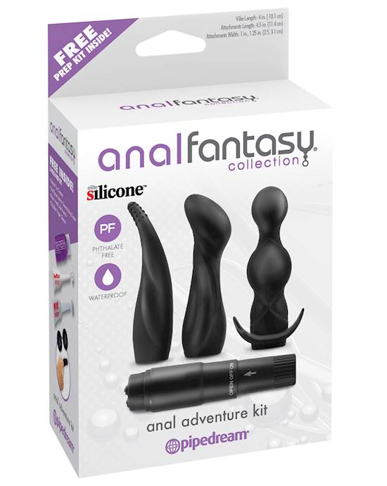 Anal Fantasy Collection Anal Adventure Kit  Black