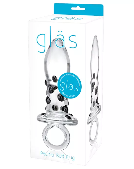 Glas Pacifier Glass Butt Plug