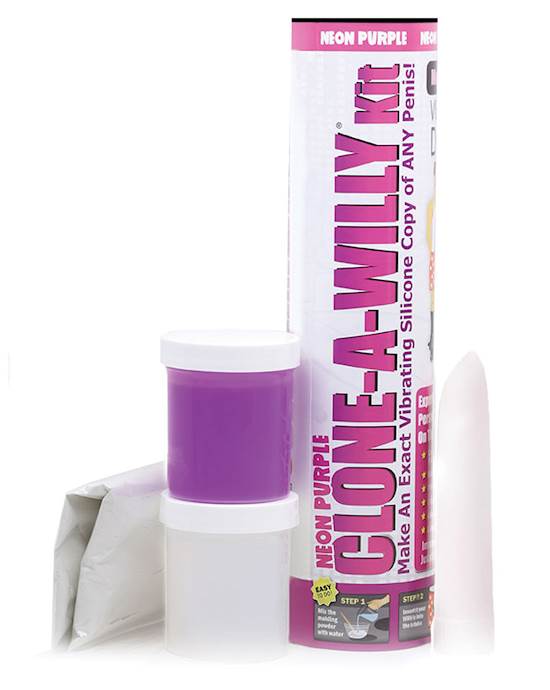 CloneAWilly Kit Vibrating  Neon Purple