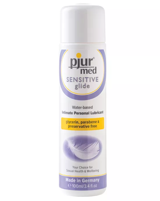 Pjur Med Sensitive Glide Water Based Personal Lubricant - 100ml Bottle
