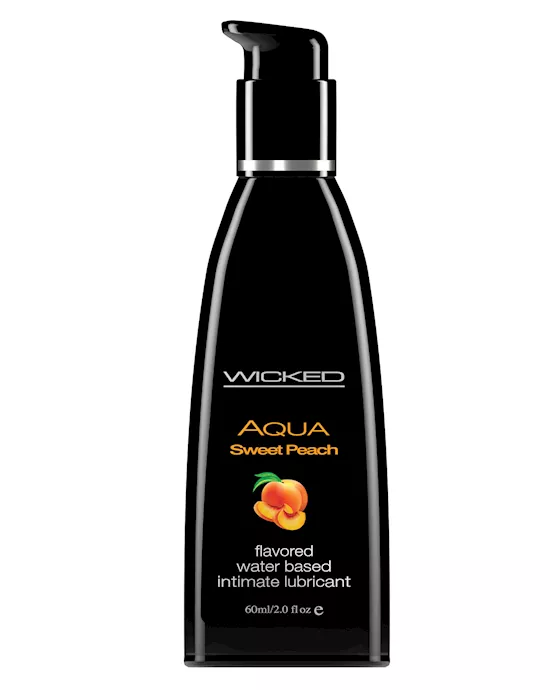Wicked Sensual Care Water Based Lubricant - 2 Oz Sweet Peach