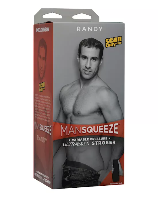 Man Squeeze Ultraskyn Ass Stroker - Randy