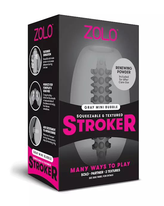 Zolo Mini Bubble Stroker - Gray