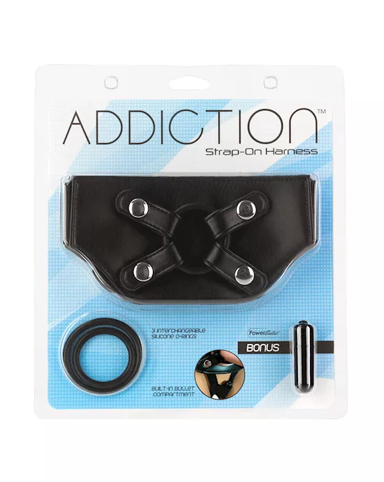 Addiction Strap On Harness - Black