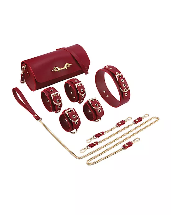 No Eta Federico Luxurious Leather Restraint Kit