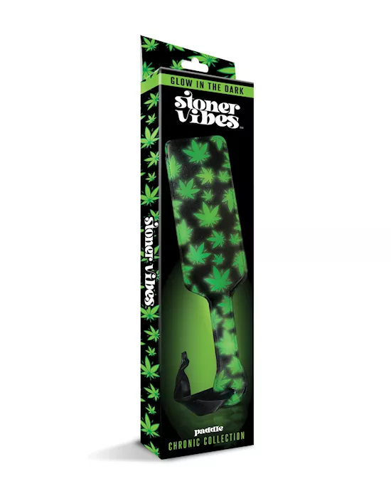 Stoner Vibes Glow In The Dark Paddle - Green