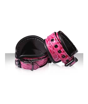 Sinful Pink Wrist Cuffs