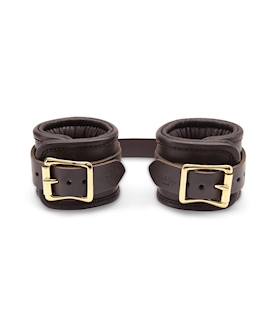 Coco De Mer  Leather Wrist Cuffs