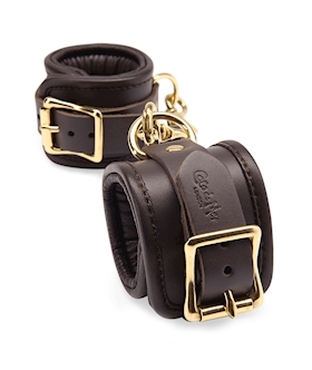 Coco De Mer  Leather Wrist Cuffs