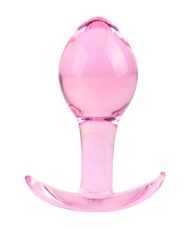 Lucent Large Glass Butt Plug