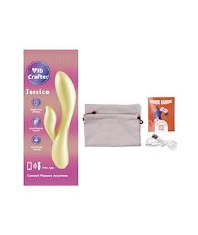 Jessica Silicone Rabbit Vibrator With App Control