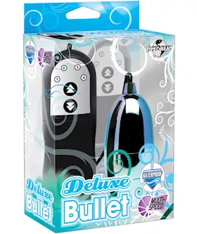 Deluxe Bullet Waterproof Vibe  Mutlispeed Blue