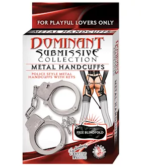 Dominant Submissive Metal Handcuffs  Metal