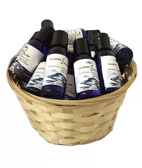 Earthly Body Waterslide Personal Lubricant wCarrageenan  1 oz Bottles Basket of 30