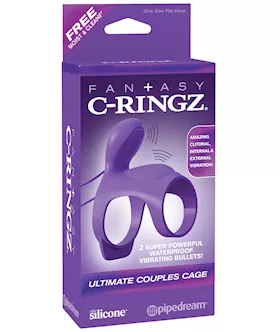 Fantasy C Ringz Ultimate Couples Cage  Purple