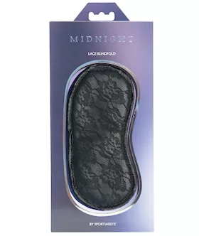 Sincerely Lace Blindfold  Black
