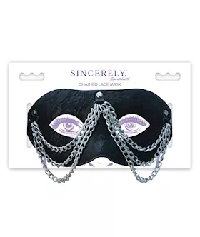 Sincerely Chained Lace Mask