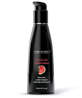 Wicked Sensual Care Aqua Water Based Lubricant  4 oz Watermelon