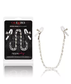 Nipple Play Crystal Nipple Clamps  Clear