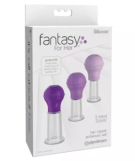Fantasy for Her Nipple Enhancer Set  Purple