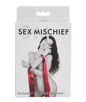 Sex amp Mischief Enchanted Sash Restraints  Burgundy