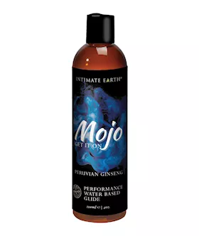 Intimate Earth Mojo Water Based Performance Glide - 4 Oz Peruvian Ginseng
