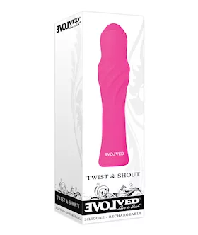Evolved Twist amp Shout Rechargeable Bullet  Pink
