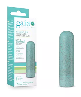 Blush Gaia Eco Rechargeable Bullet  Aqua