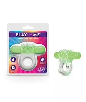 Blush Play with Me Teaser Vibrating C Ring  Green