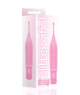 The 9039s Clitterific Pearl Point Clitoral Stimulator  Pink