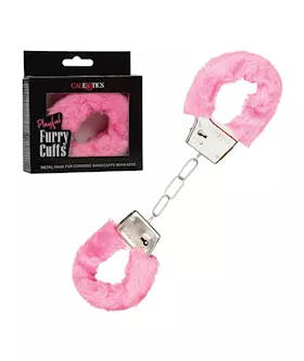 Playful Furry Cuffs  Pink