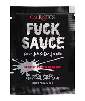 Fuck Sauce Water Based Personal Lubricant Sachet  08 oz