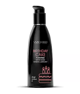 Wicked Sensual Care Water Based Lubricant  2 oz Birthday Cake