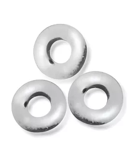 Oxballs Fat Willy 3 Pack Jumbo Cock Rings  Clear