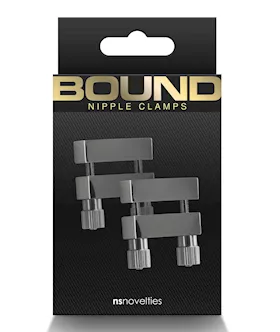Bound V1 Nipple Clamps  Gunmetal