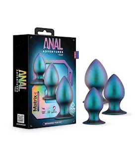Blush Anal Adventures Matrix Metaverse Plug Kit  Spruce
