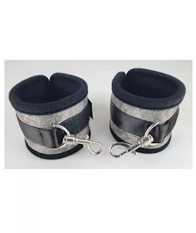Spartacus Wrist Restraints  Neoprene Silver