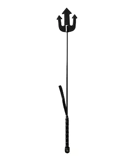 Rouge Devil Riding Crop  Black