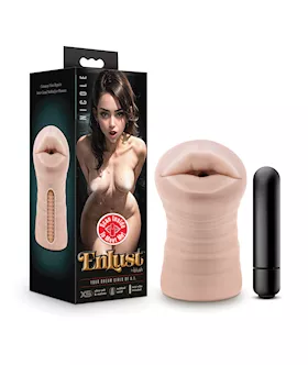 Blush EnLust Mouth Stroker wVibrating Bullet  Nicole