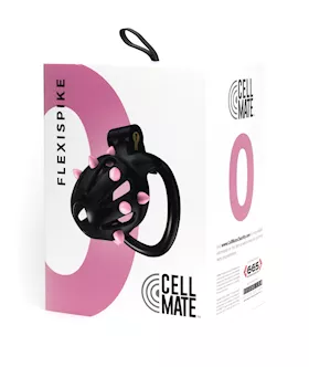 Sport Fucker Cellmate FlexiSpike Chastity Cage  Size 0 BlackPink
