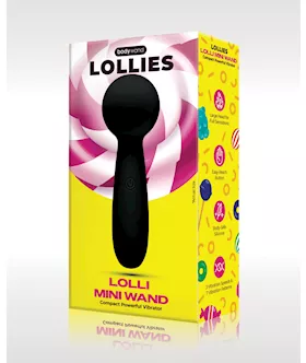 Bodywand Lolli Mini Wand Vibrator  Black