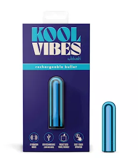 Blush Kool Vibes Mini Rechargeable Bullet  Blueberry