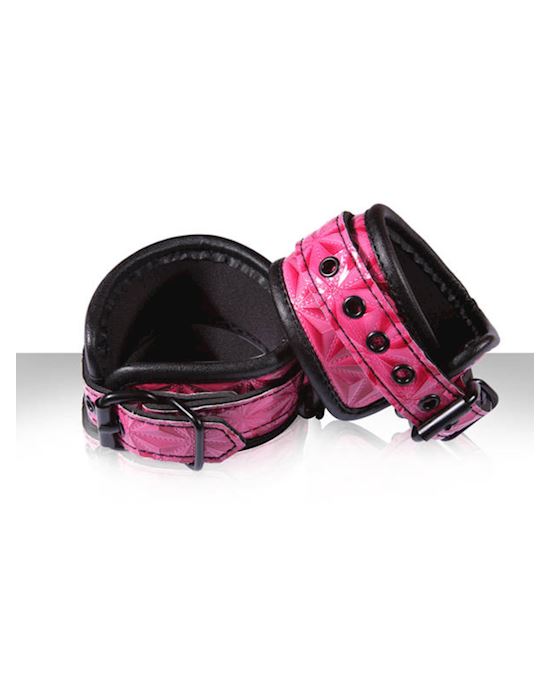 Sinful Pink Wrist Cuffs