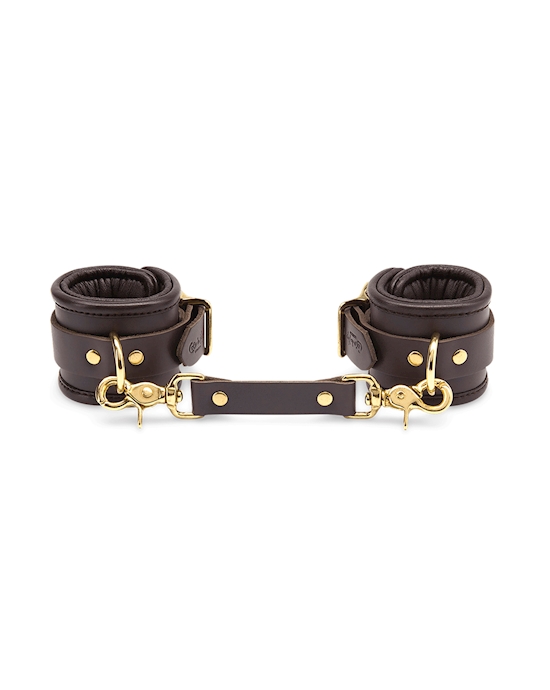 Coco De Mer  Leather Wrist Cuffs