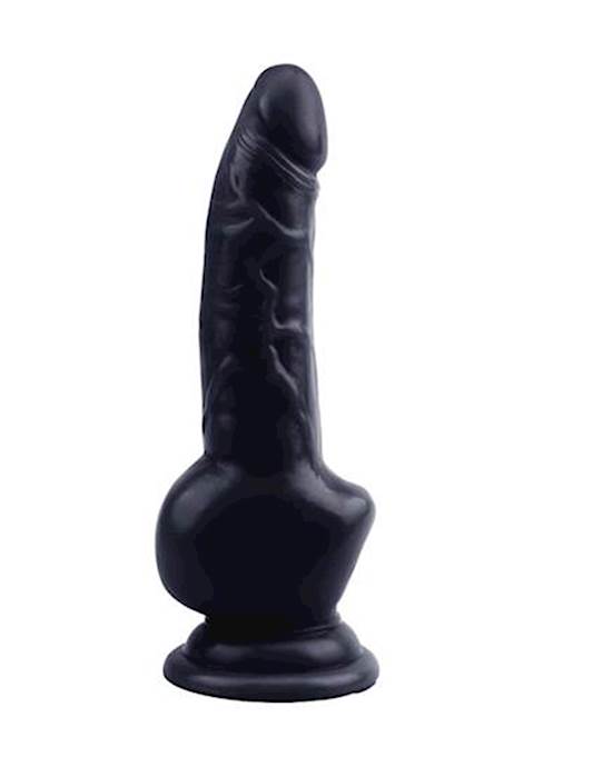 Obsidian Intruder Penis - 7 Inch